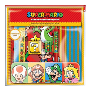 Super Mario Bumper Set de Papelería por 9.90€.