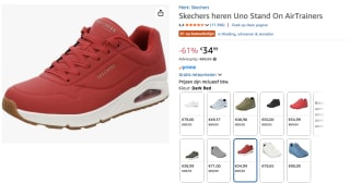 Skechers Uno - Stand On Air - Heren Sneakers voor €34,99 bij Amazon