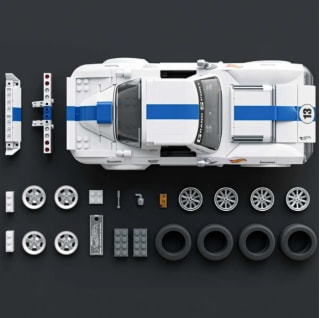 MATTEL BRICK SHOP HOT WHEELS JUGUETE CONSTRUCCIÓN ELITE '63 CORVETTE $39.990 Ripley