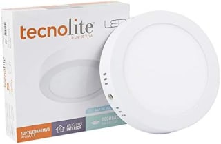 Tecnolite Lámpara Plafón LED de Techo 12PTLLEDC65MVB por $83 en Amazon