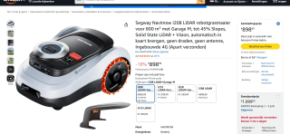 Segway Robotgrasmaaier voor €898,99