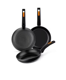 Monix Fuego - Set 3 Sartenes, Lote 20, 24 y 28 cm todo tipo cocinas por 25,40€