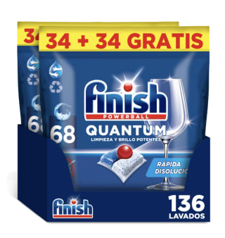 136 Pastillas Finish Powerball Quantum por 20,79€