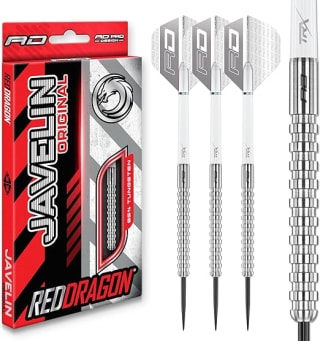 Javelin Black 24 Gram Tungsten Dartpijlen Set voor €24,52 bij Amazon
