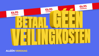 ALLEEN VANDAAG: geen veilingkosten (twv €6,95) bij VakantieVeilingen