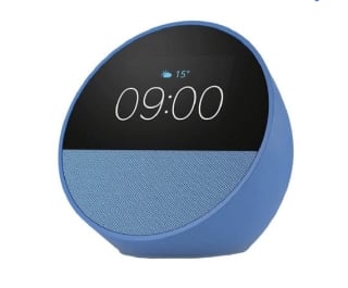 Amazon echo spot 2024 asistente virtual azul por 69,99€