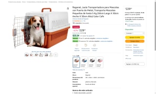 Transportadora Raganet para Mascotas Pequeñas por $229 | Oferta Amazon