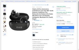 Haylou Airfree Auriculares por $305 | Oferta Mercado Libre