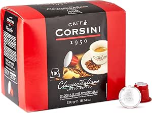100 cápsulas Caffè Corsini Clásico Italiano compatibles con Nespresso por 13.83€