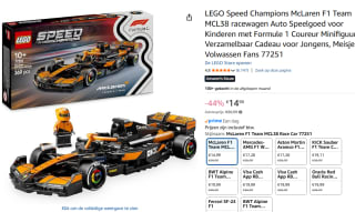 LEGO Speed Champions McLaren F1 Team MCL38 racewagen voor €14,99 bij Amazon