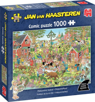 1+1 gratis op Jan van Haasteren en Wasgij puzzels bij Bol