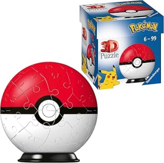 Ravensburger Pokémon Pokéball 3D Jigsaw Puzzle – 54 Pieces, No Glue Needed