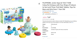 PLAYMOBIL Junior Aqua & Tinti 71438 gekleurde octopus voor €14 bij Amazon