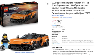 Korting op LEGO McLaren W1 – bestel vandaag eenvoudig online