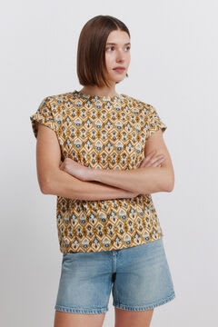 Springfield Camiseta estampada botones por 3.39€.