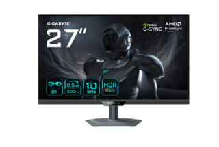 Gigabyte G27Q20 - 27" QHD 200Hz Fast IPS 0.5ms Pivot G-Sync compatible à 135€