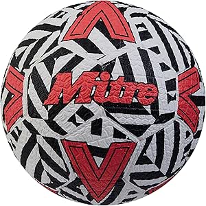 Mitre Street Soccer Football | Extremely Durable | Perfect on Hardground Surfaces |
