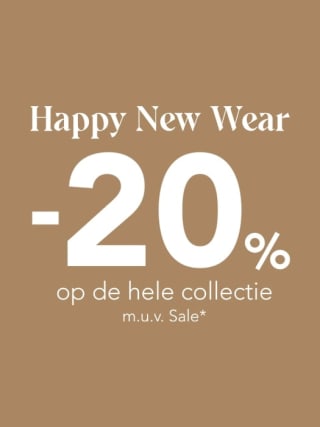 20% korting op alles bij Nelson