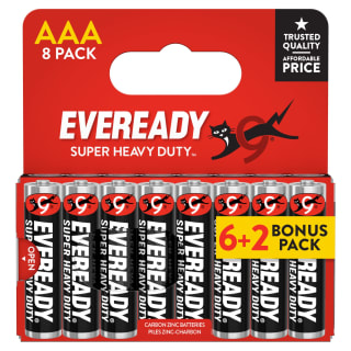 Eveready AAA Batteries 8 Pack for £1 at Iceland