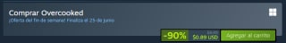 Overcooked por $17 | Oferta Steam