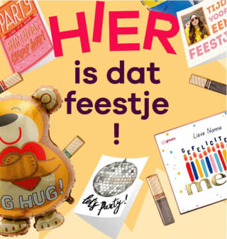 20% korting op alle verjaardagscadeaus bij aankoop met een kaart bij Greetz