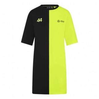 Vestido estilo camiseta Mercedes AMG Petronas F1 Lewis Hamilton 44 - Mujer por 6.99€