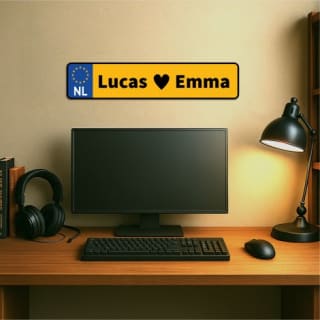 50% korting NIEUW: Gepersonaliseerde kentekenplaten met eigen foto – €22,47