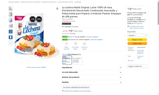 La Lechera Nestlé Original por $14 | Amazon
