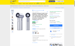 Ventilador JISULIFE por $483 | Mercado Libre