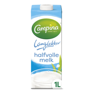 6+6 gratis op Campina Langlekker halfvolle melk bij Albert Heijn