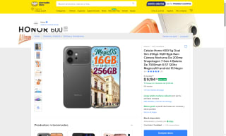 Honor 600 5G 256GB por $8,261 | Mercado Libre
