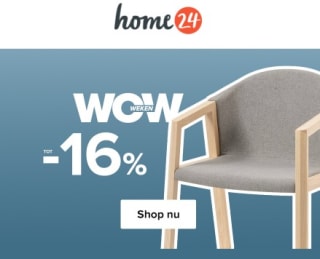 Tot 16% korting op geselecteerde artikelen bij Home24