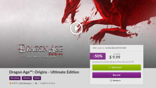 Dragon Age: Origins Ultimate Edition por $174 | Oferta GOG