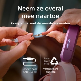 Philips TAK2000MP - Kinderhoofdtelefoon - 85dB Max voor €9,95 bij Bol