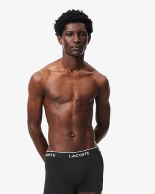 Lot de 3 boxers courts coton stretch à 43€