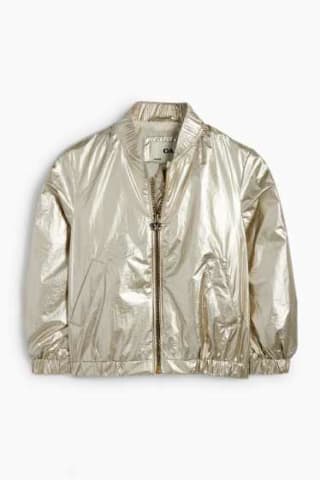 Glanzend blouson meisjesjasje voor €7,99 bij C&A