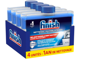 Lot de 4 produits Lave-Vaisselle Nettoyant Finish Machine Intégral à 12,15€