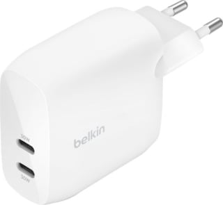 Belkin Dual 30W USB-C Wall Charger PD Wit voor €17,99 bij Bol