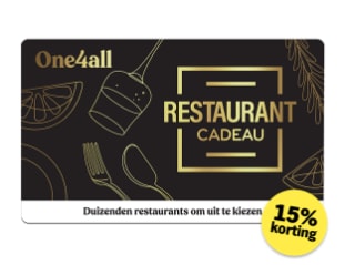 15% korting op een RestaurantCadeau voucher via de AH voordeelshop