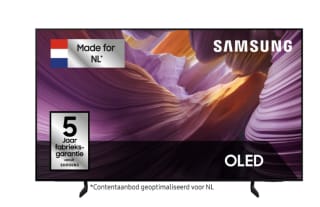SAMSUNG QE55S85FAUXXN - Ultra HD 4K - OLED-tv - 55 inch - 2025 voor €699 bij Ibood