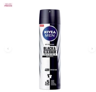 Desodorante NIVEA Men Black & White Invisible Original 200 ml por 2,99€