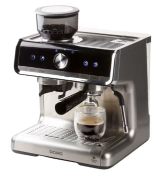 DOMO DO720K Semi-professionele Espressomachine met Grinder voor €199 bij iBOOD