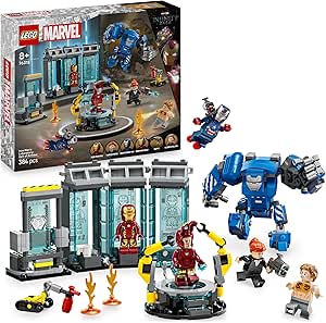 set LEGO | Marvel Laboratorio de Iron Man: Sala de Armaduras por 32.99€
