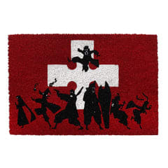 SD TOYS Felpudo 60x40 cm Logo Fire Force 2, fibra de coco, antideslizante por 3.99€