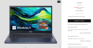 Acer Aspire 3 15.6" Ryzen 7520U 8GB 512GB por $8,999 | El Palacio de Hierro