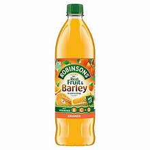 2 x Robinsons Fruit & Barley Squash 1L from £1.57 with Subscribe & Save