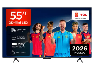TV QD-Mini LED 55" TCL 55P8L, UHD 4K, TCL AiPQ Processor, Smart TV por 428.93€