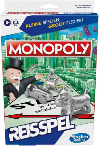 Hasbro Monopoly reisgame voor €3,99 bij Bol