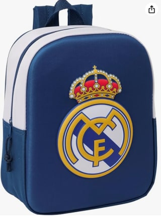 Mochila guarderia 3D Real Madrid negra por 6.96€