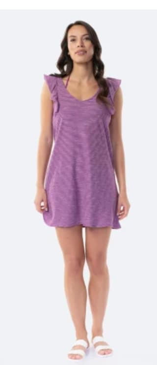 Vestido manga corta con volantes de mujer TEX por 5.99€.